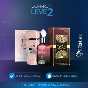 Kit 2 Perfumes Árabes  Femininos - Yara e Sabah Al Ward (100ml) [PROMOÇÃO MÊS DAS MÃES]